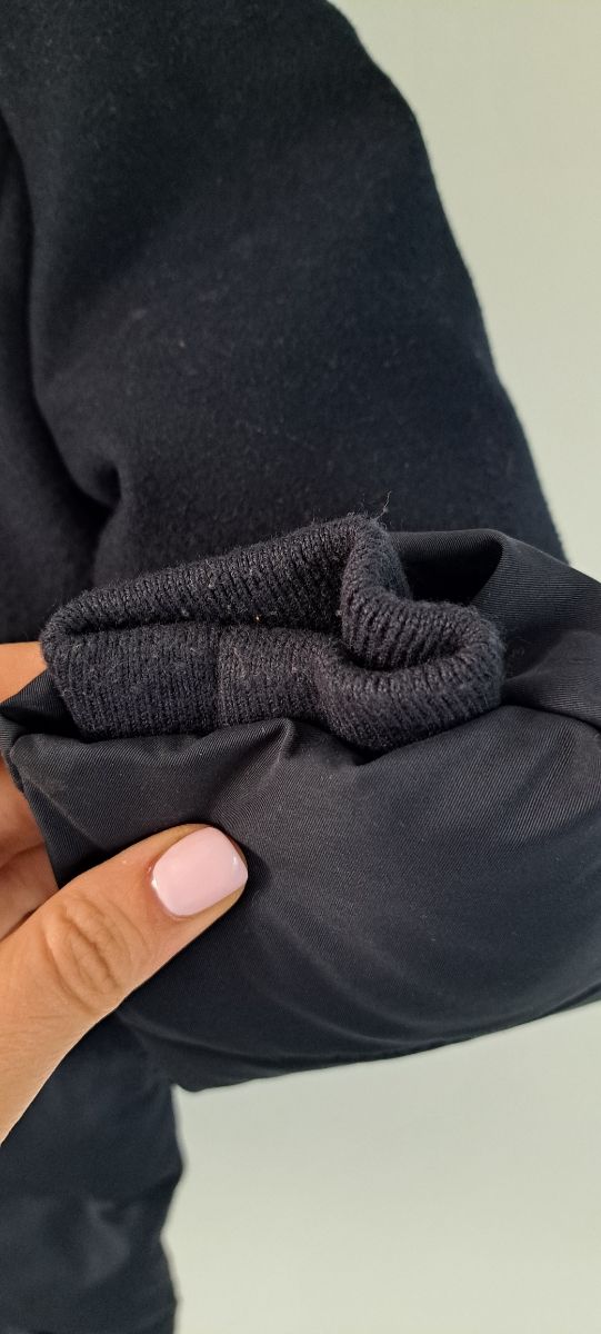 Cappottino Armani bimba blu pelliccia