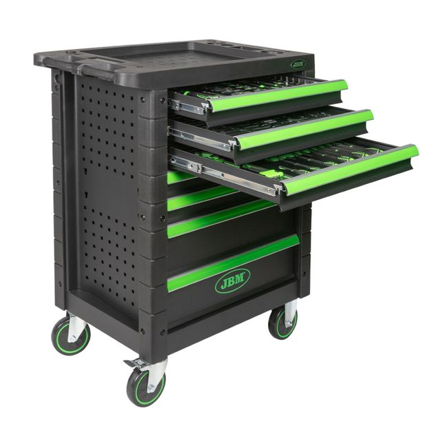 Carro mecánico JBM con herramientas