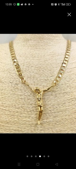 CRISTO DALÍ CON CADENA GRANDE