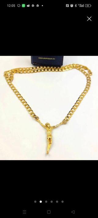 CRISTO DALÍ CON CADENA GRANDE