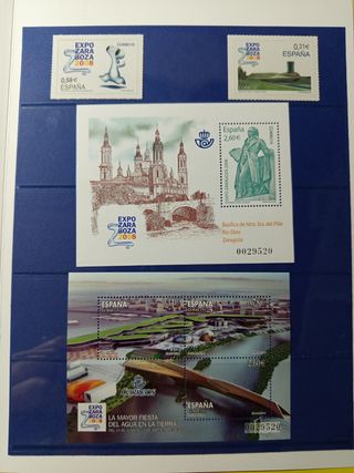 Expo Zaragoza 2008 Colección Temática 1 Correos