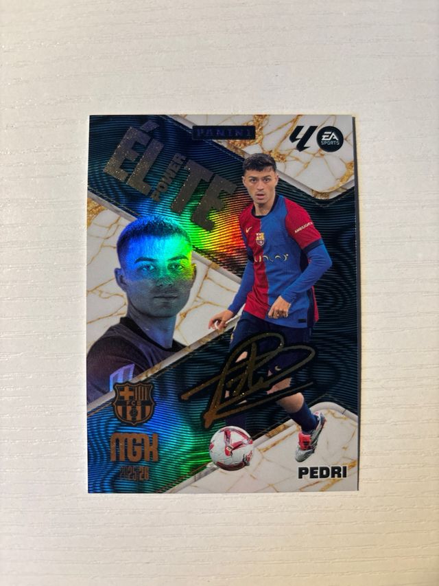 Carta firmada Pedri Élite Power y Elite Base