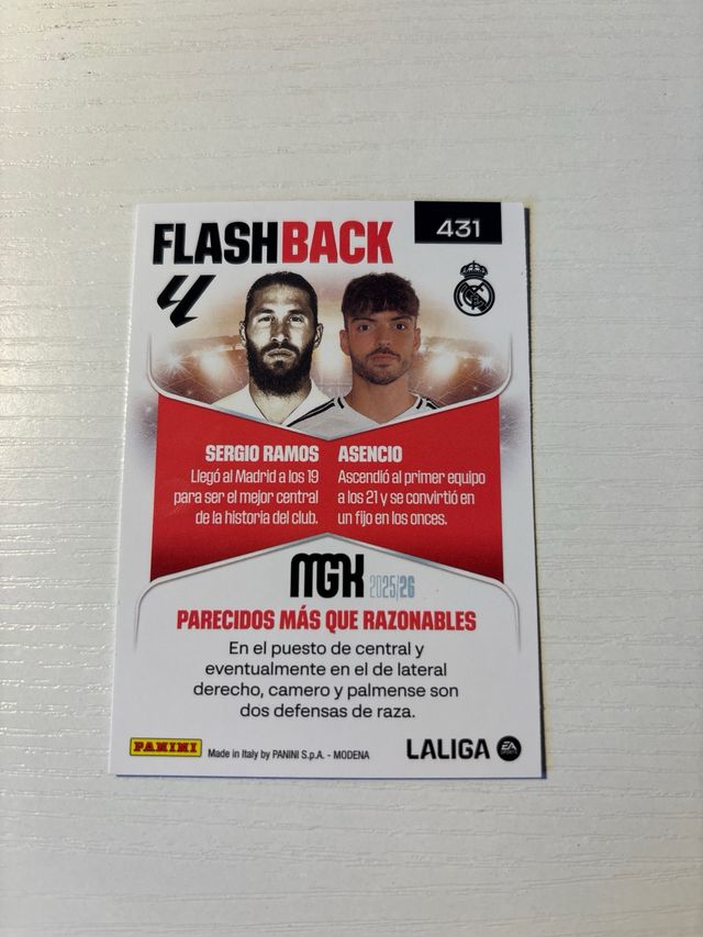 Cromos Real Madrid Panini Flashback 2025/26