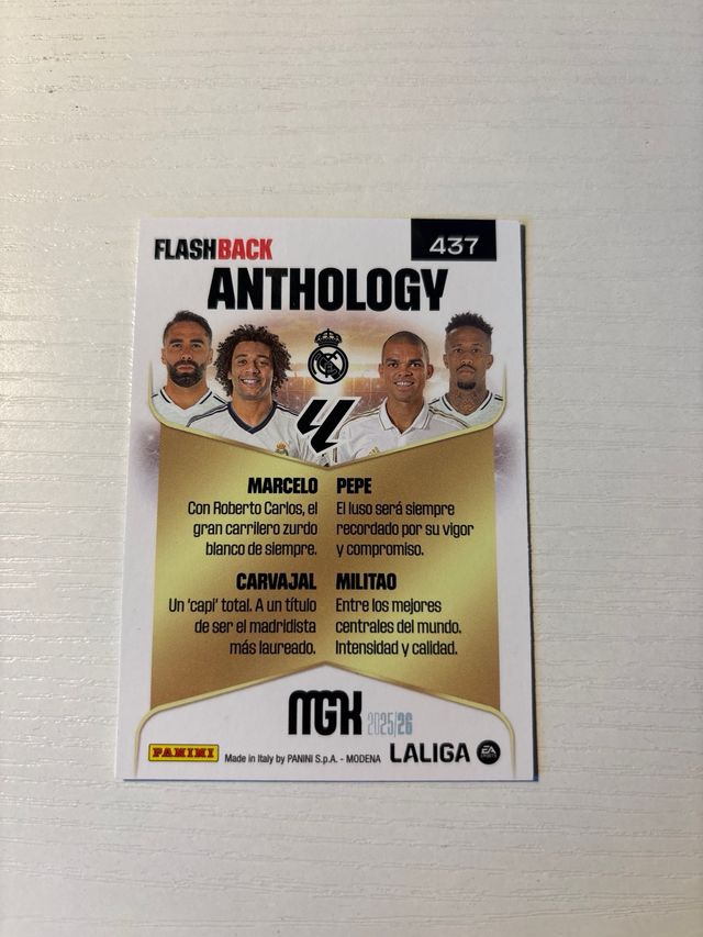 Cromos Real Madrid Panini Flashback 2025/26
