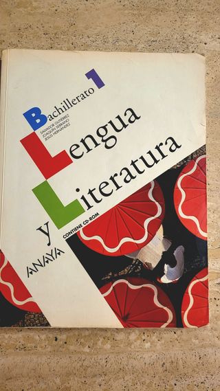 Lengua Castellana 1 Bachillerato Anaya 