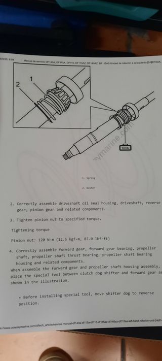 Manual Taller Suzuki Marine fueraborda .
97páginas