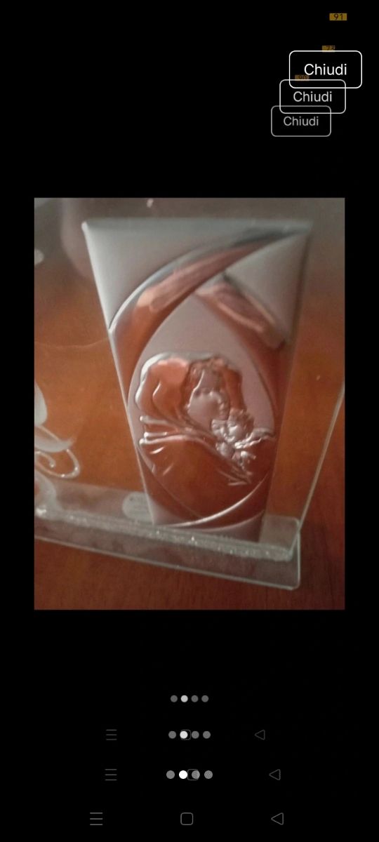 Coppia quadretti sacri da comodino