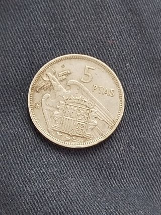Moneda 5 Pesetas 1957