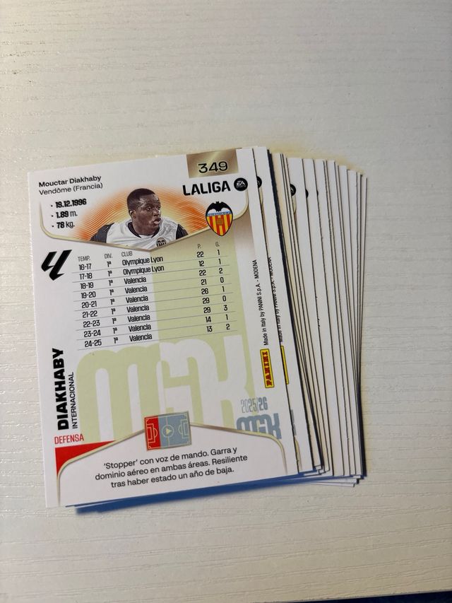 Pack 20 Cartas Panini Nuevas