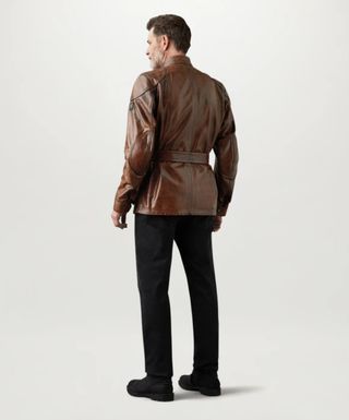 Belstaff Trialmaster Marrón Cuero Nueva Con etique