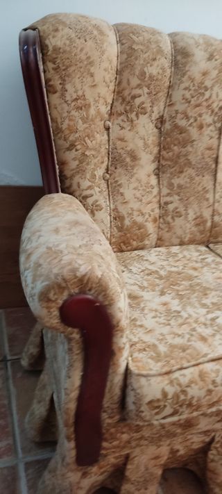 Sofá de tela vintage