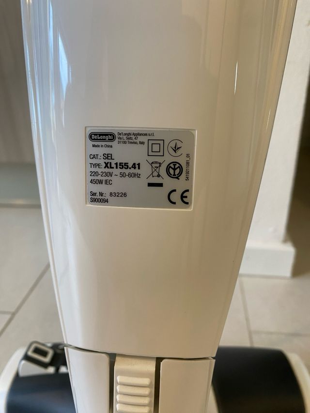Scopa Elettrica De Longhi XL155.41 Senza Sacco