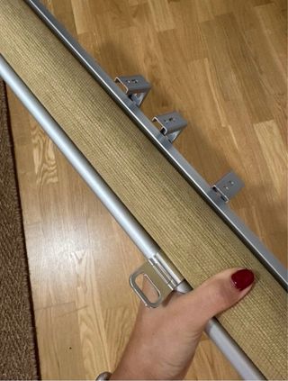 Estor enrollable Ikea semitransparente beige