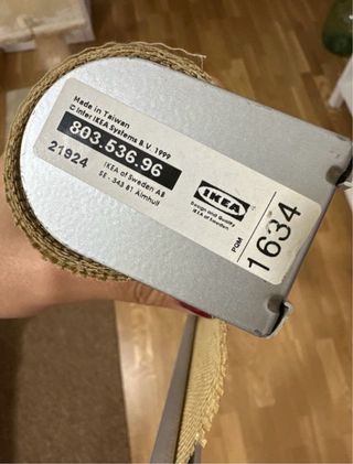 Estor enrollable Ikea semitransparente beige