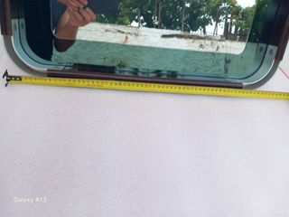 Specchio vintage quadrato marrone