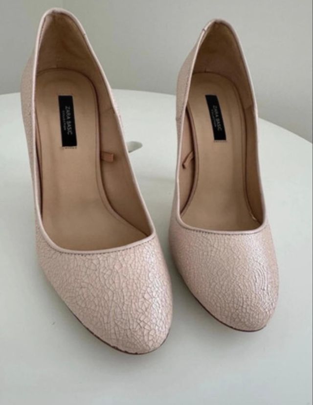 Salones Zara Rosa Tacon Alto