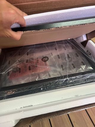 Mesa auxiliar VASAGLE negra - Estilo moderno