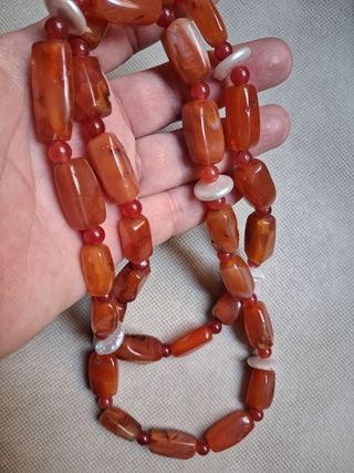 Collana Agata e Perle