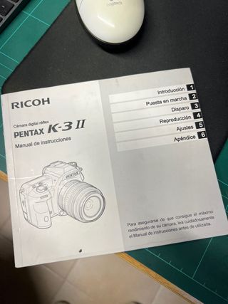 Manual de instrucciones Pentax K-3 II