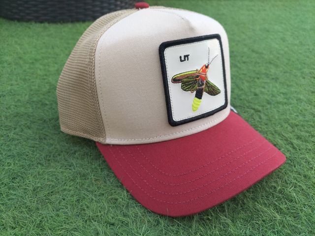 Gorra Gooring Libélula Beige y Roja
