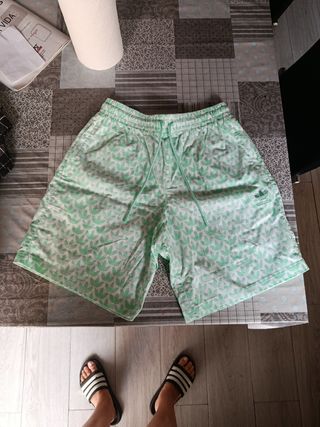Pantalón corto Adidas verde Talla S