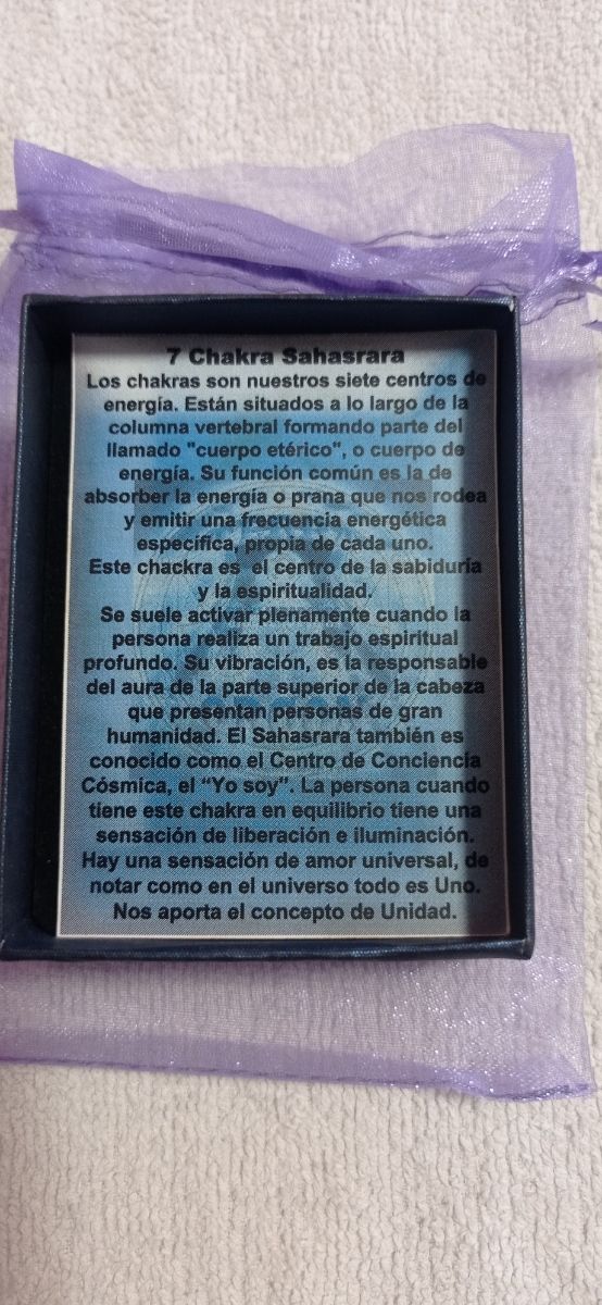 Orgonita 7 Chakra Amatista y Oro