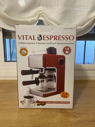 Cafetera Vital Espresso Roja - Un solo uso