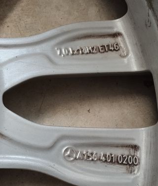 Llantas Originales Mercedes 18 pulgadas