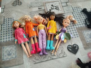 Lote de 5 muñecas
