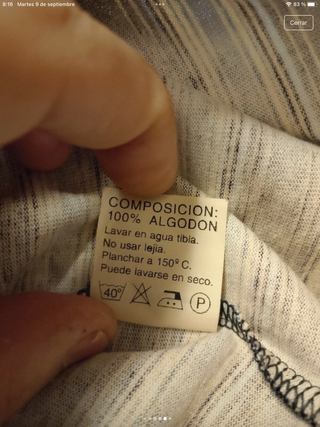 Camiseta Astore Rayas Azules Talla L vintage