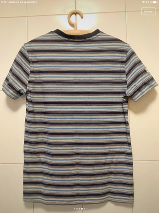 Camiseta Astore Rayas Azules Talla L vintage