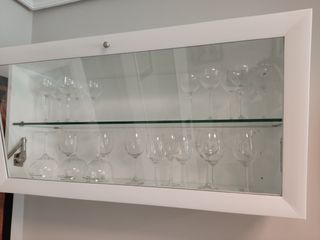 Vitrina expositora madera y cristal