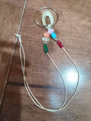 Collana con ciondolo cerchio e perle