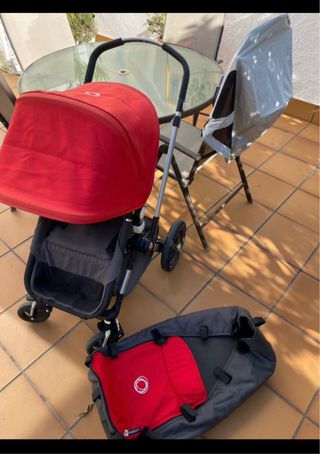 Cochecito Bebé Bugaboo Rojo cameleon 3