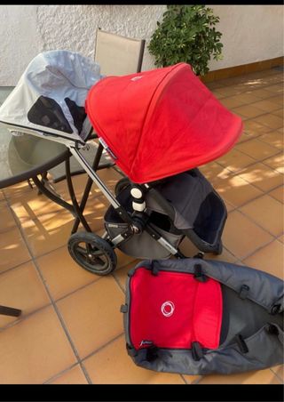 Cochecito Bebé Bugaboo Rojo cameleon 3