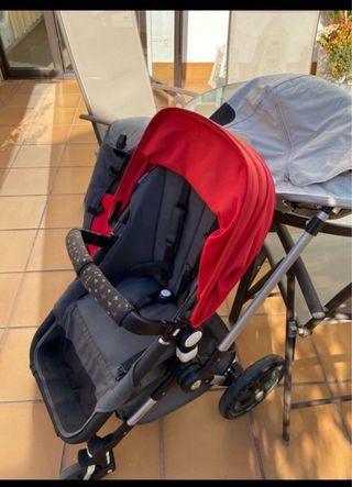Cochecito Bebé Bugaboo Rojo cameleon 3