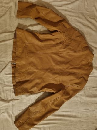 Giubbotto in pelle marrone