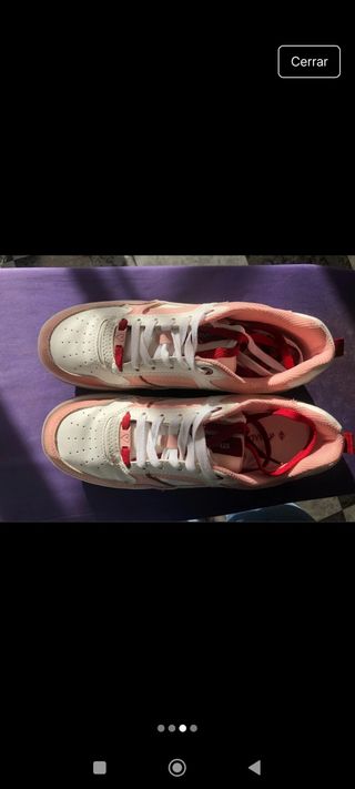 Tenis Stradivarius Rosa y Blanco