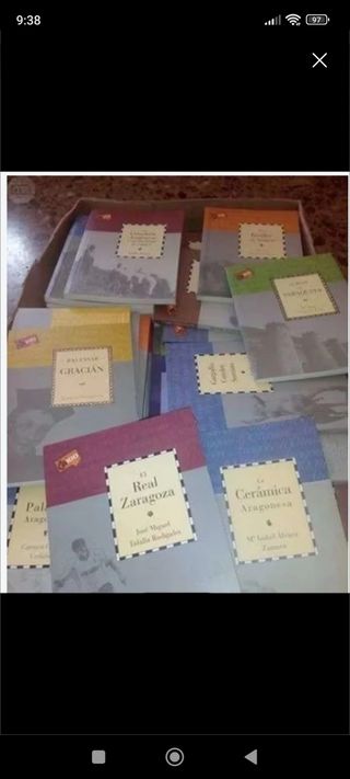 Colección de 90 libros de aragon, edicion CAI,