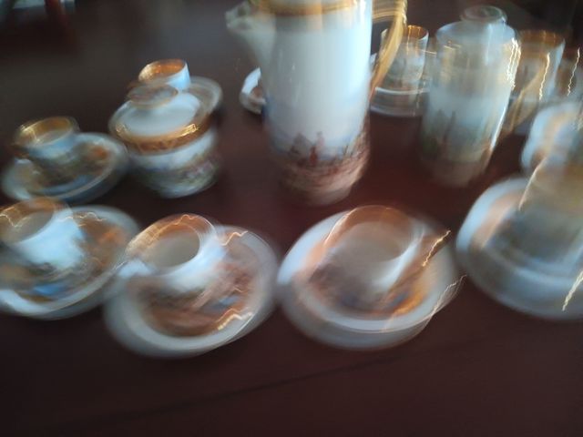 Juego de café Limoges porcelana