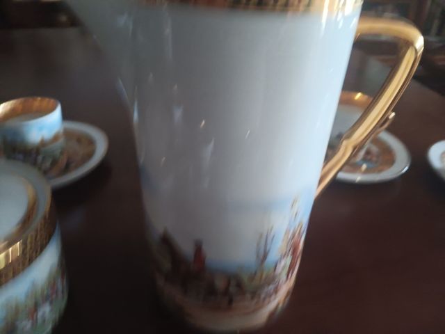 Juego de café Limoges porcelana