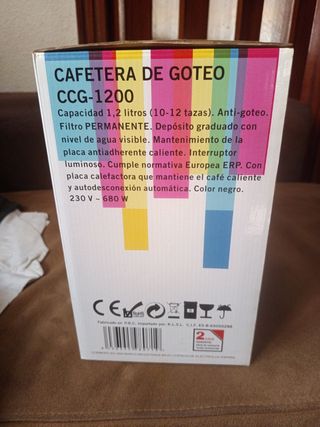 Cafetera de goteo Corbero CCG-1200