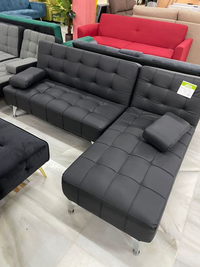 Sofá Cama Chaise Longue 3 Plazas Reversible