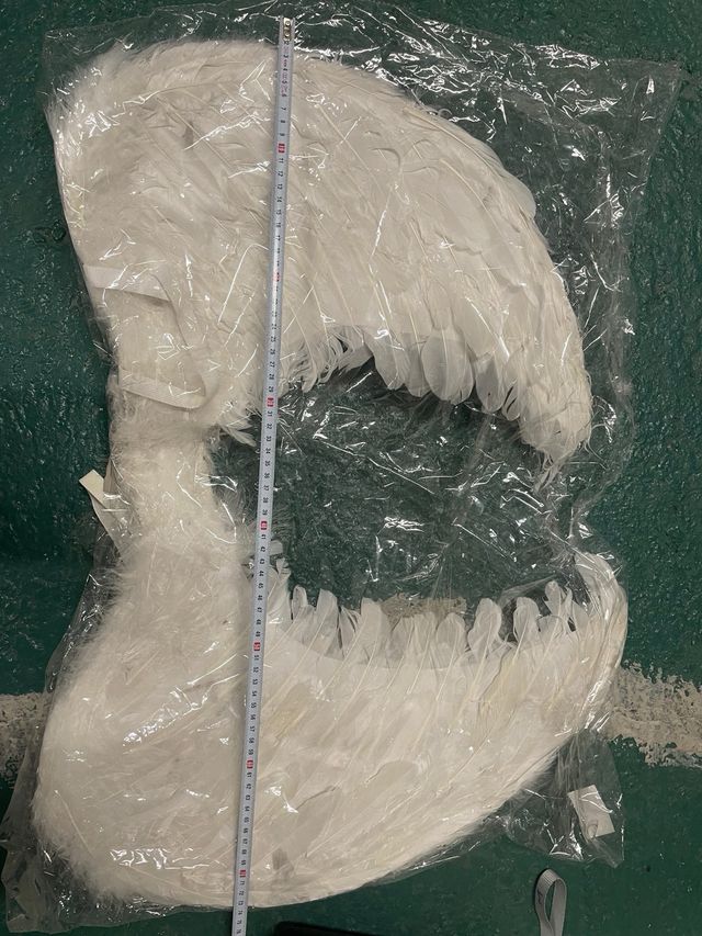 Alas de Ángel Blancas solo usadas una vez