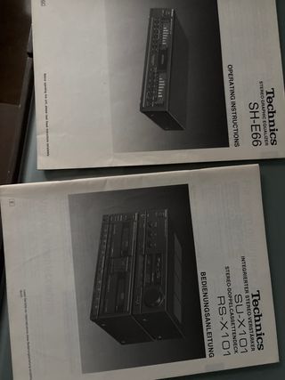 Cadena de Sonido Technics Vintage