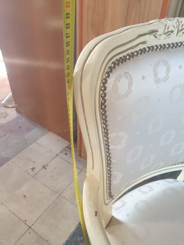 Poltrona vintage bianca