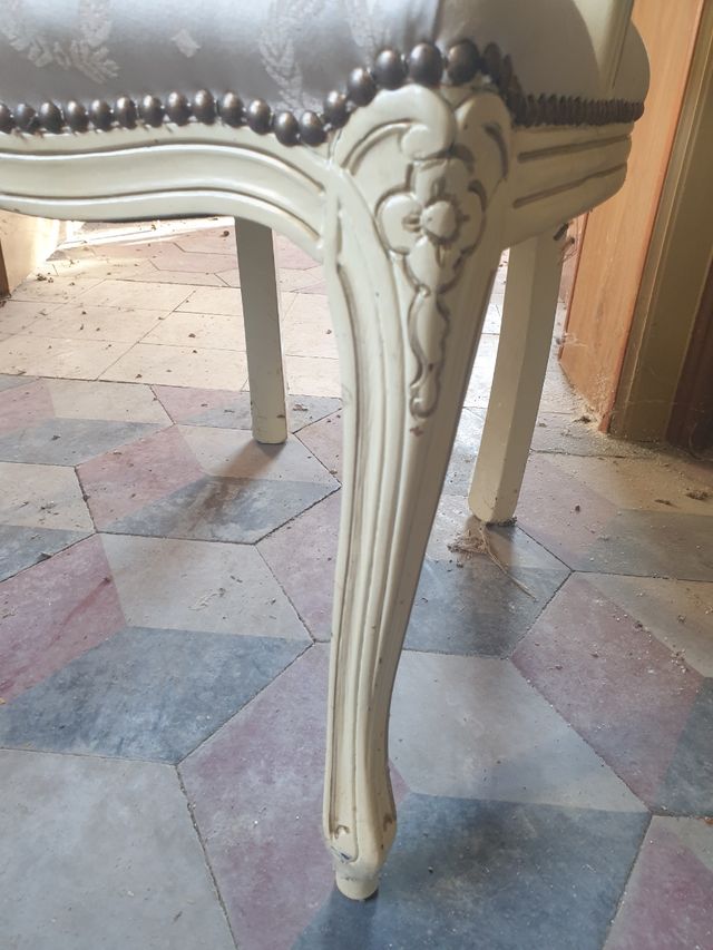 Poltrona vintage bianca