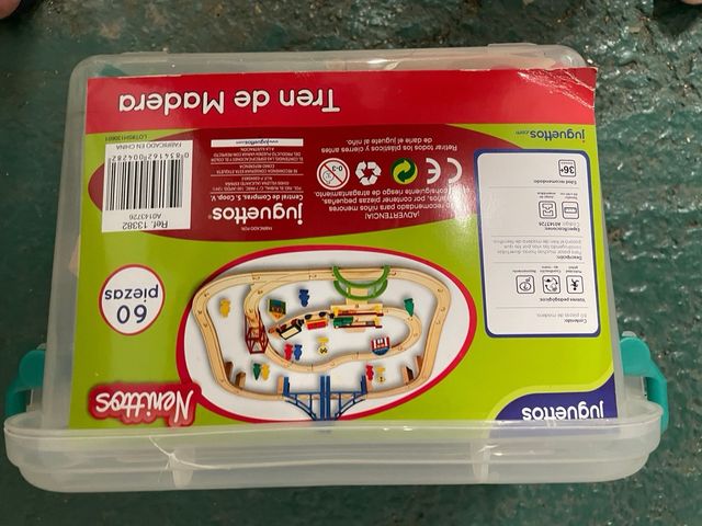 Tren de Madera Nenittos 60 Piezas