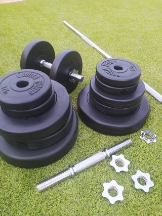 Set de disco de plastico duro 60kg