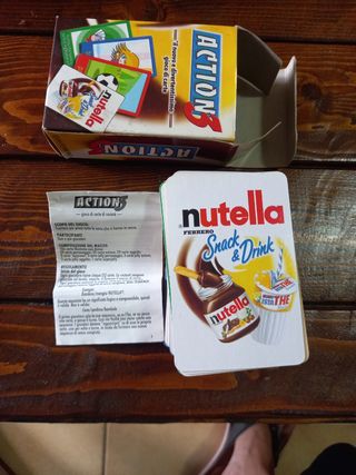 Carte da gioco Action 3 Nutella anno 2005